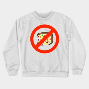 I Hate Fruitcake Free Zone Funny Cancel Christmas Cake Crewneck Sweatshirt